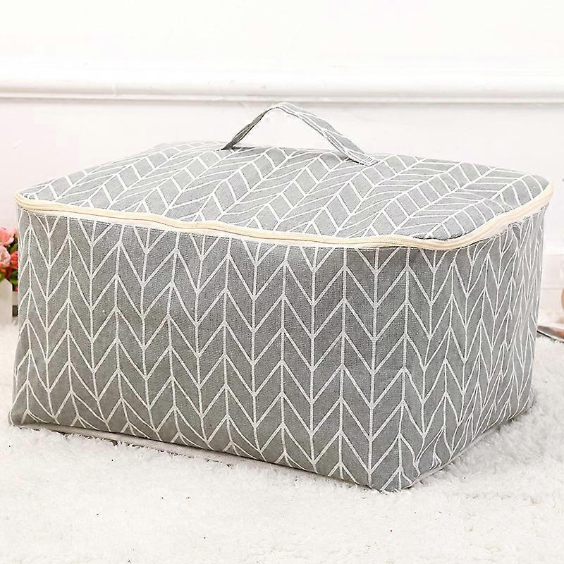 Foldable Storage Box Storage Bag Canvas Storage Bag for Blankets 474020 CM Yellow