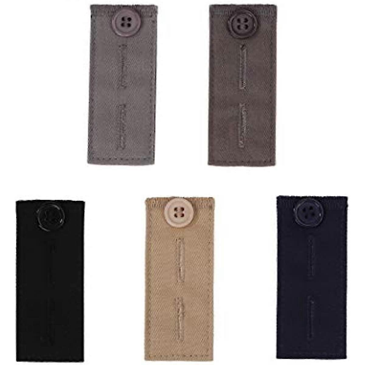 5pcs Waist Extender Ρυθμιζόμενο Μη Ελαστικό Σετ Επεκτάσεων Κουμπιών