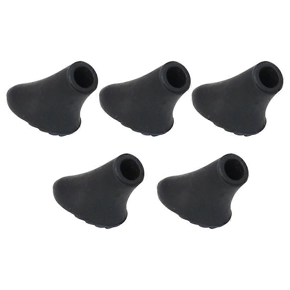 5 Pcs Replacement Rubber Tips Trekking Poles Thickened Pole Tip Protectors