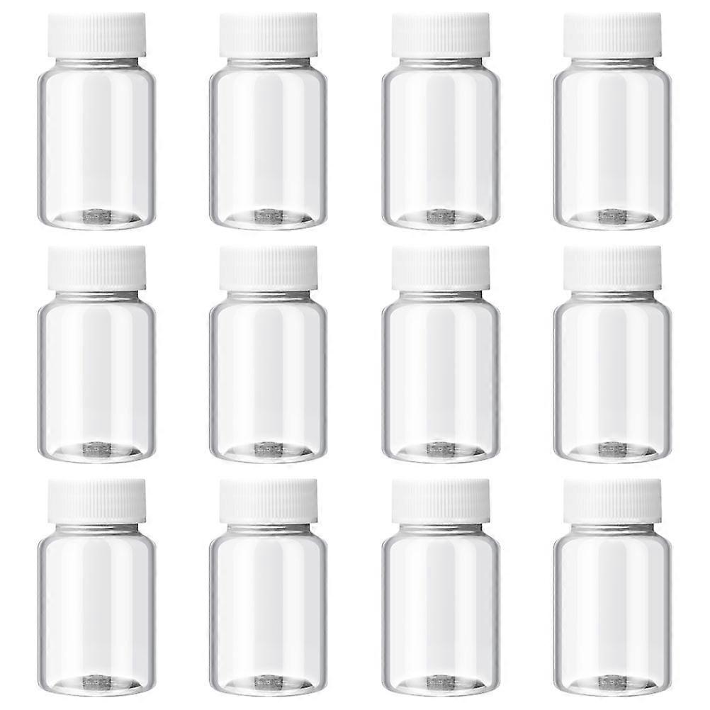 12pcs Small Bottles Empty Juice Bottles Clear Homemade Beverages Bottles