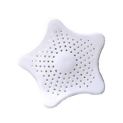 1pc Sewer Outfall Strainer , Anti Blocking Floor Drain Sink Filterwhite