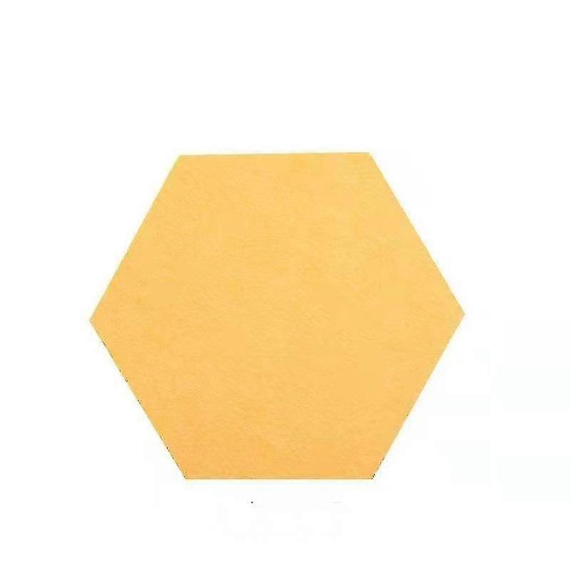 3st akustisk väggpanel hexagonplattor studio ljudisolering isolering skumkuddar (orange)
