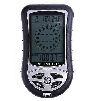 Handheld Digitale LCD Display Terug 8 In 1 Kompas Hoogtemeter Barometer Wandelen|compass