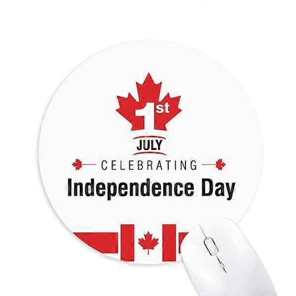 Canada Independence Day Maple Flag Mouse Pad