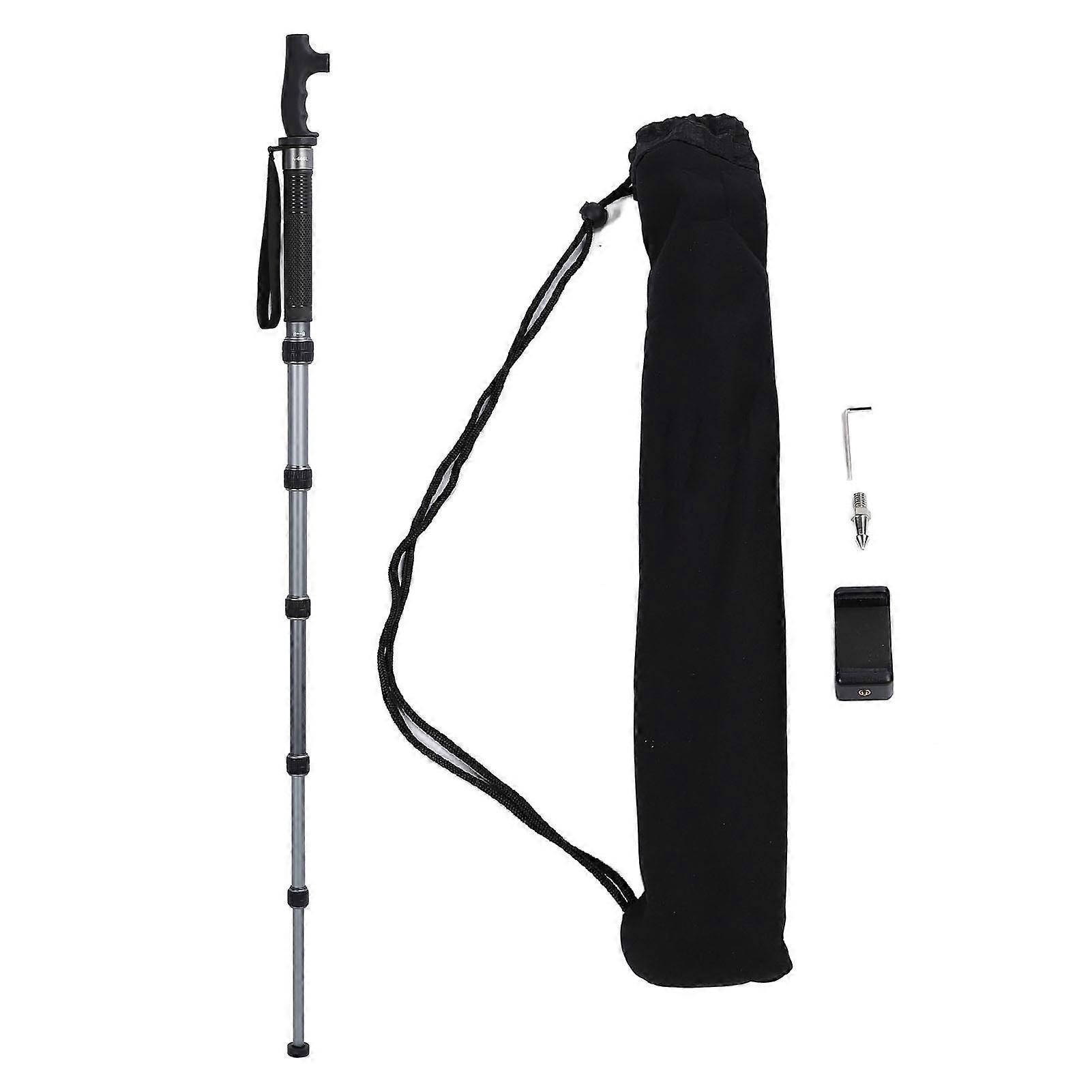 Extendable Camera Monopod Aluminum Portable Travel Monopod with Carrying Bag Walking Stick Handle 6 Sections Up To 68.5in 1/4 3/8 Inch Screws