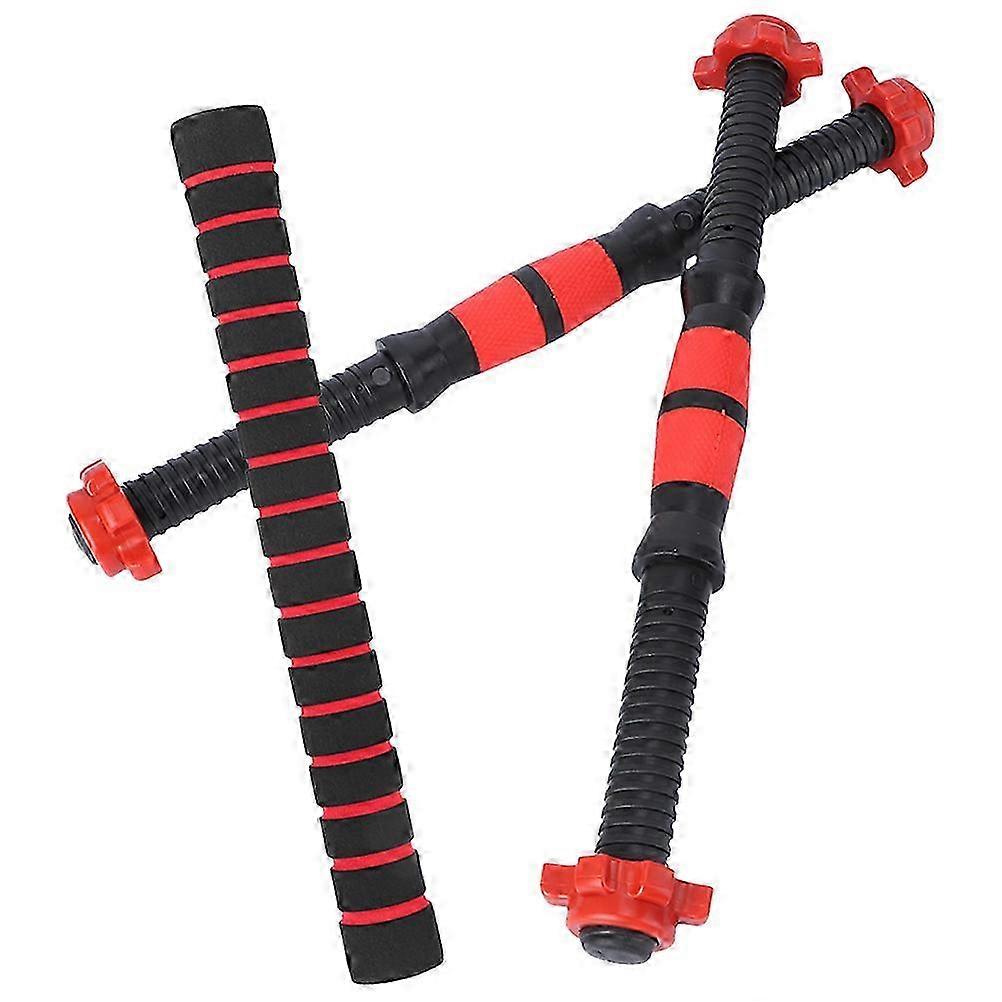 1 Set Barbell Connect Rod Dumbbell Connecting Rod Dumbbell Connector with Nuts