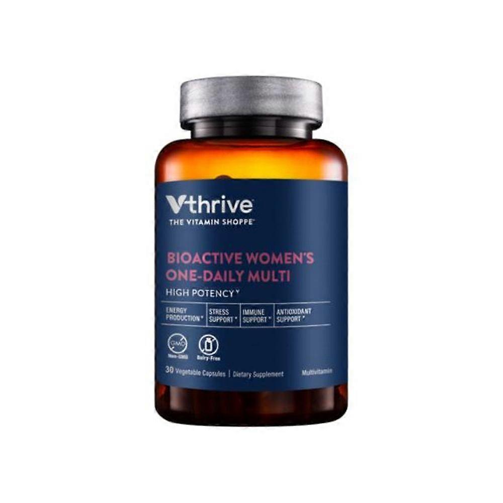 Daily Bioactive Multivitamin for Women - Energy & Alleviates Stress, 30 Veg Caps