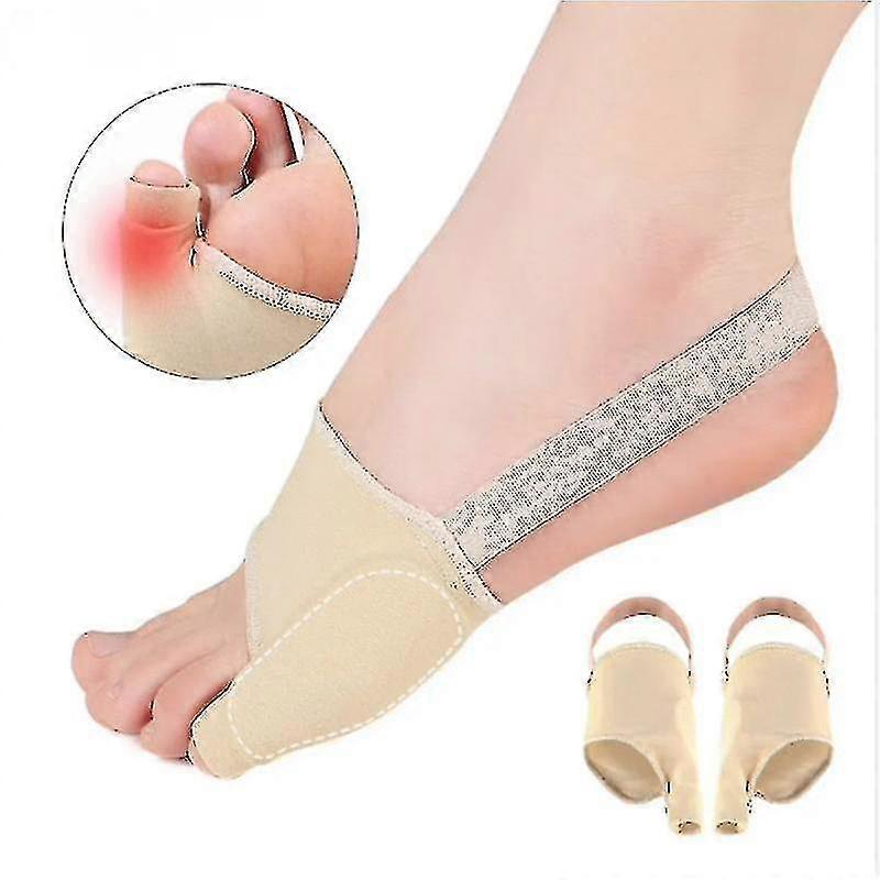 2kpl Tailor Bunion Corrector Padt Splint for Bunion Pinky Toe Relief Toe Suoristin Little Toe Separator liukastumista estävällä