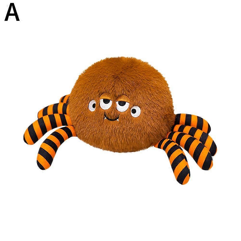 Halloween Crazy Pumpkin Plush Toy Creepy Goth Gifts Furry Cartoon Plushie Dolls