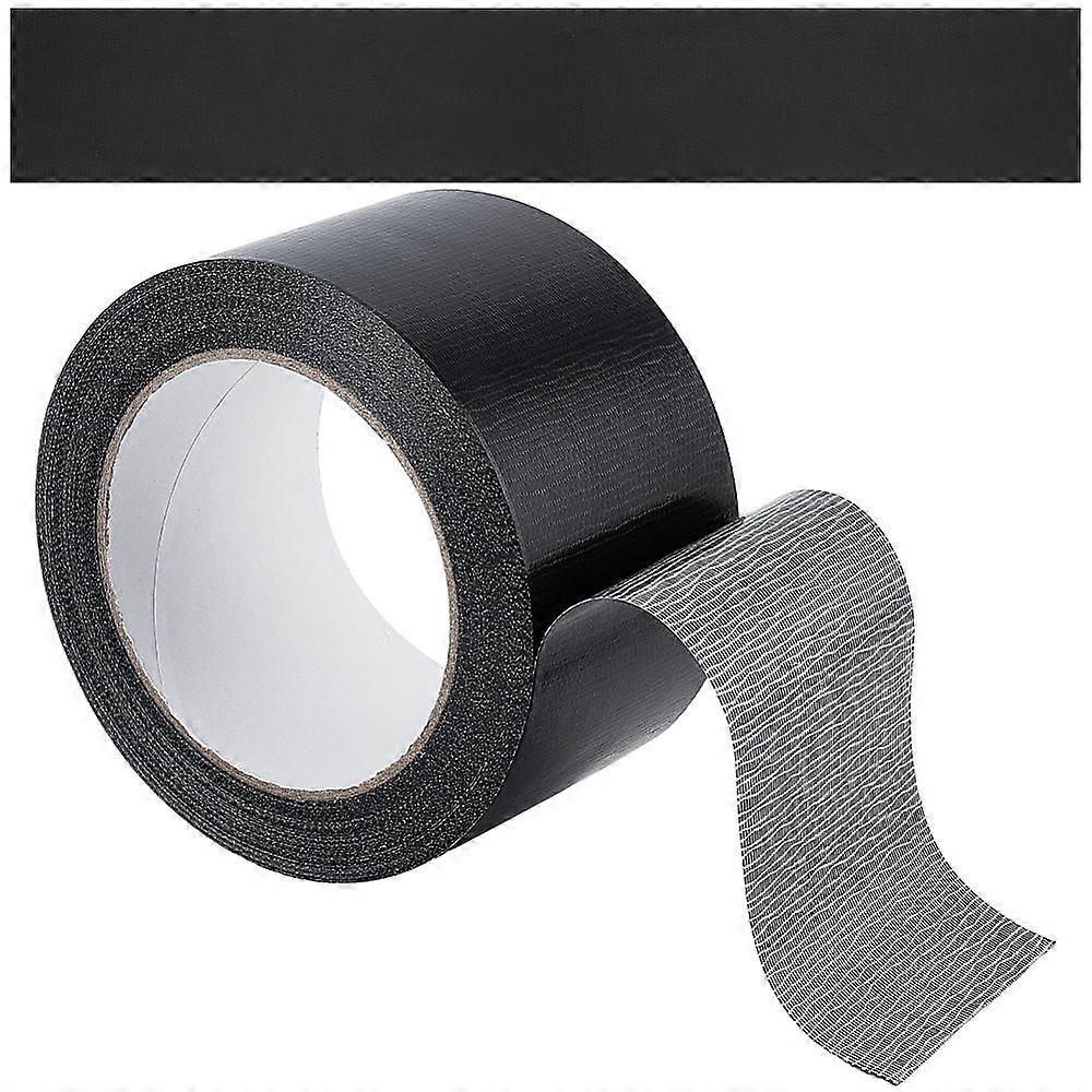 Adhesive Patch Tape Floor Marking Tape for Fixing Carpet Clothing Patches Black 60x0.3mm about 20m/roll