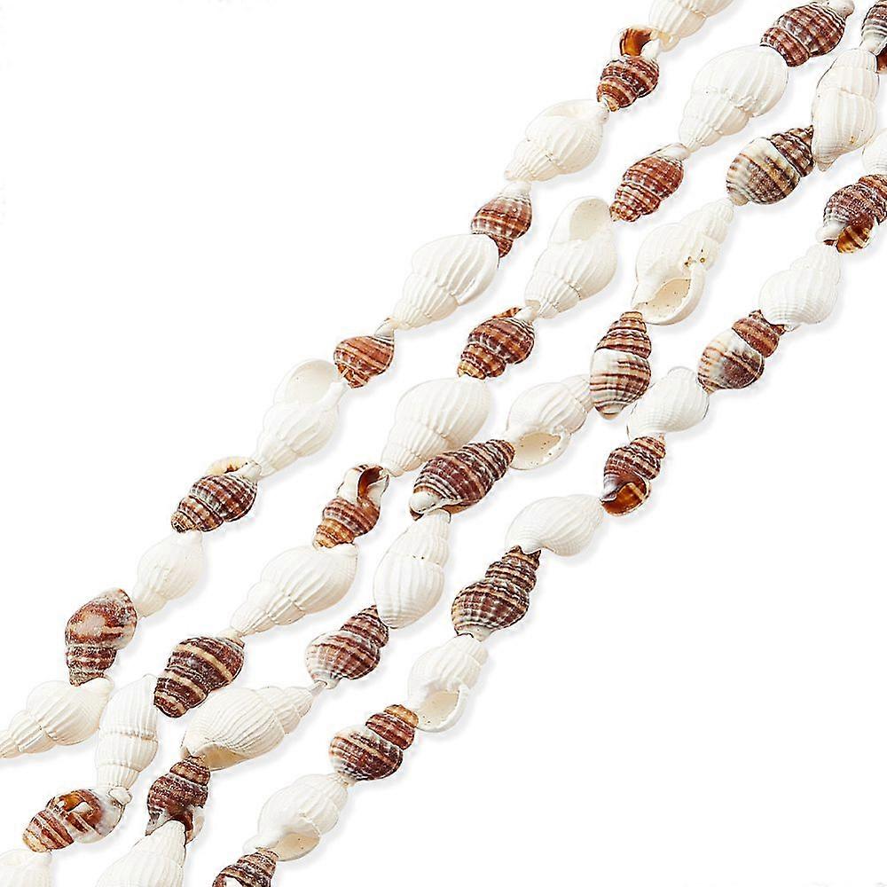 Natural Sea Shell Beads Strands Mixed Color 10~18x6~10x6~10mm about 132pcs/strand 62.9 inch 4 strands/box