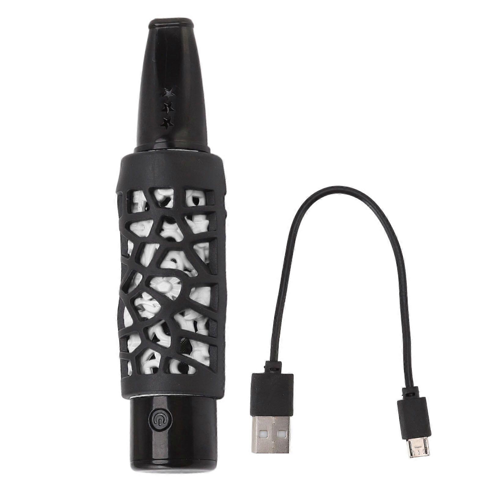 Porte-cigarette multifonction, rechargeable, sans cendres, lumineux, avec fonction d'allumage, blanc