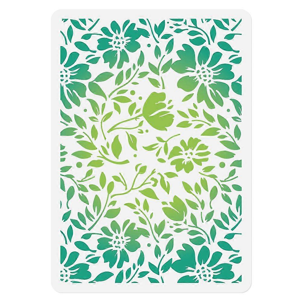 PET Hollow Out Drawing Painting Stencils for DIY Scrapbook Photo Album Flower 297x210mm