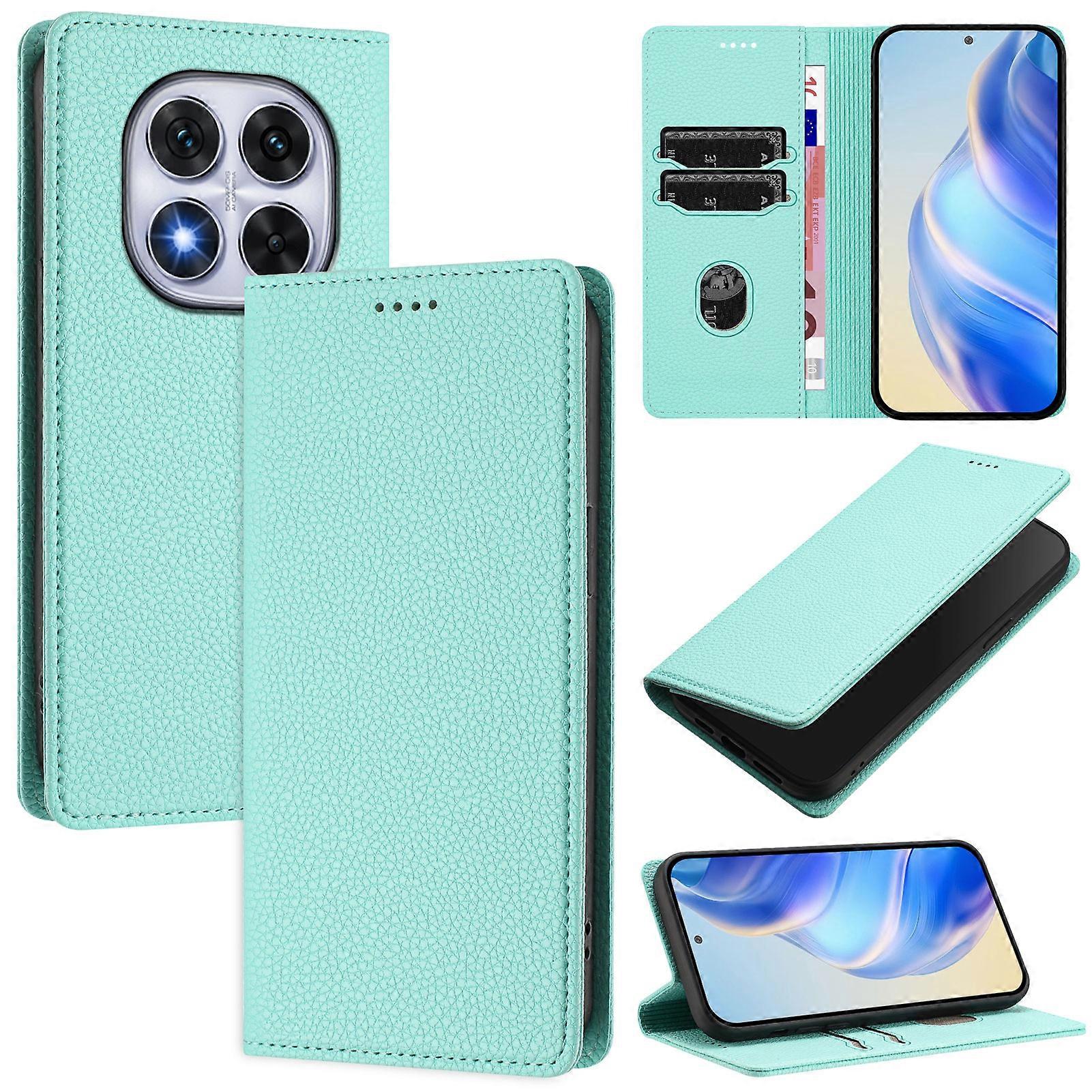 Compatible For Xiaomi Redmi Note 14 Pro+ 5G / Note 14 Pro 5G / Poco X7 5G Wallet Case RFID Litchi Texture Leather Mobile