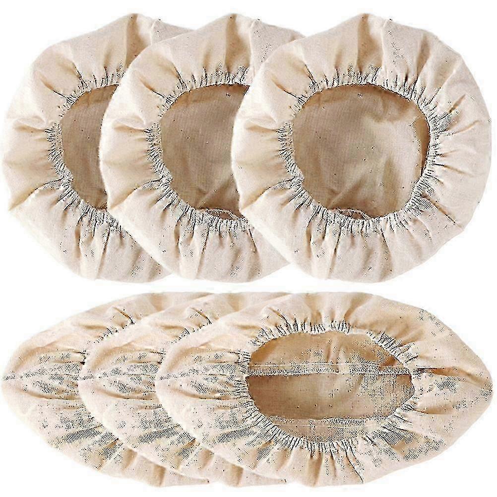 6 יחידות לחם בנטון סל הגהה כיסוי בד ליינר הגהת בצק אפייה סלסלת בצק מחמצת בד ליינר-טוב