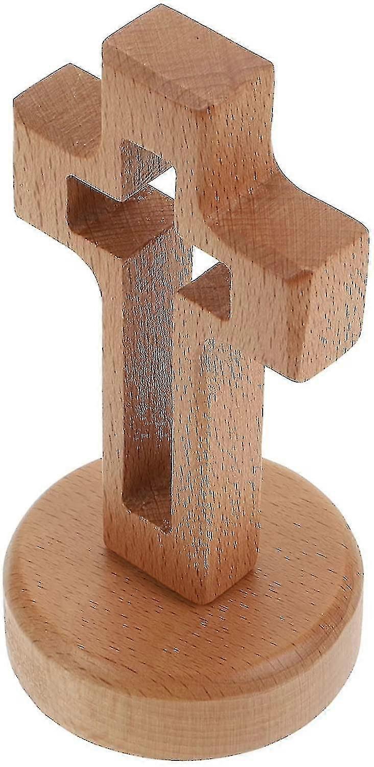 ウッドスタンディングクロス装飾ウッド宗教テーブル変更スタンディングテーブルクロス祭壇クロススタンド付きウッドテーブルクロスクリスチャンギフトホームデコレーション