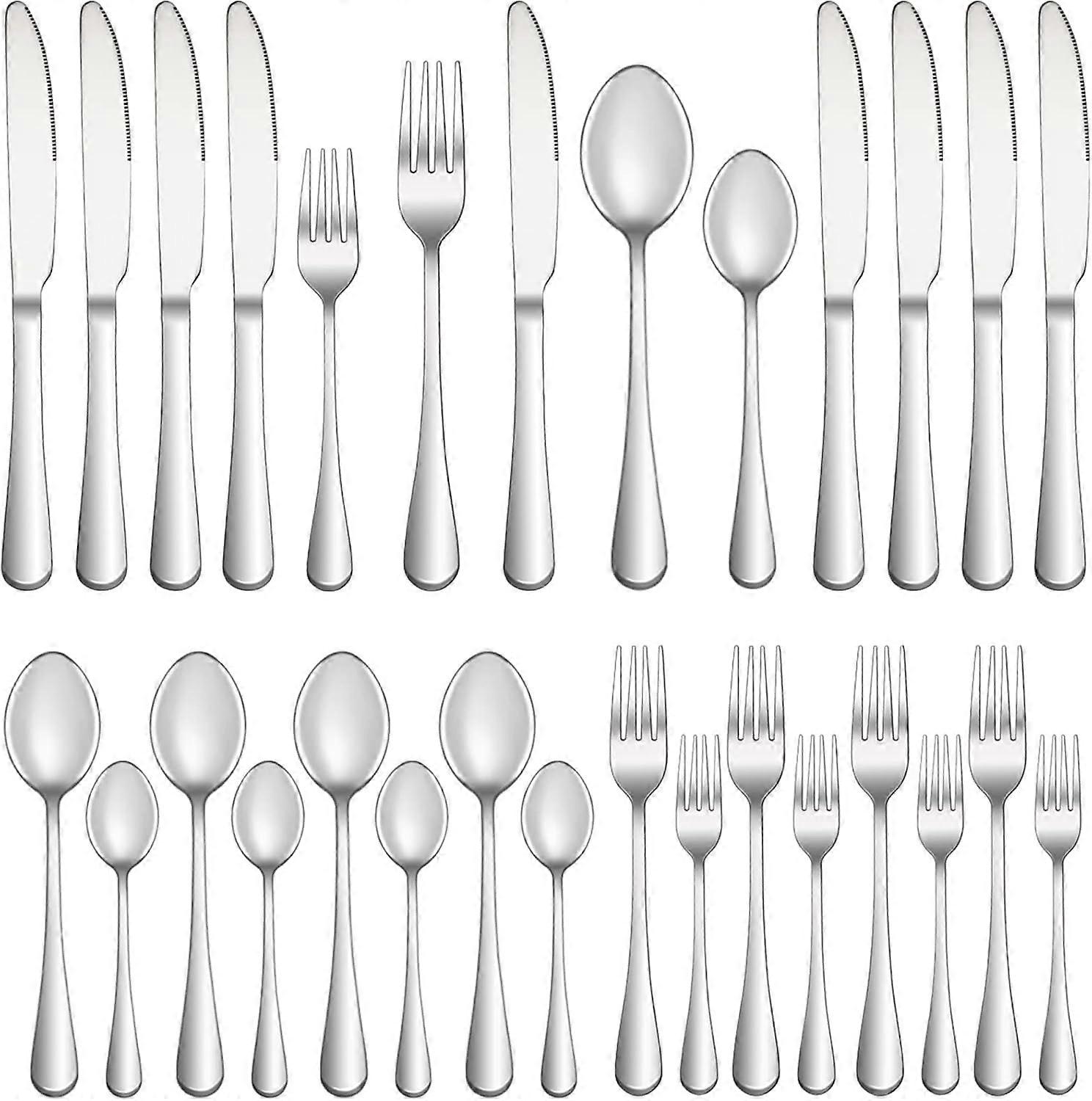 20-piece silverware set, serves 4 people