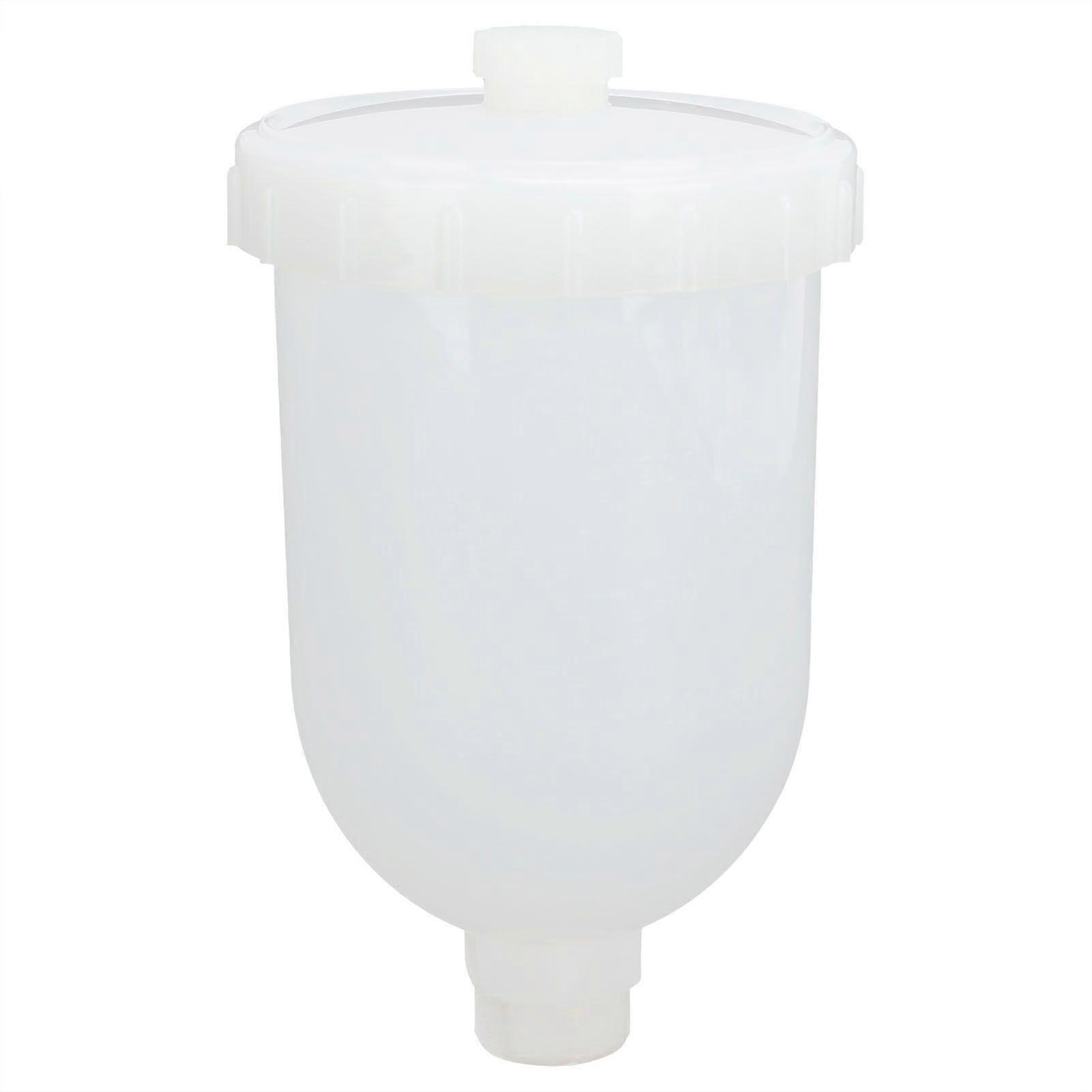 300ml Upper Plastic Spray Guns Cup Replacement Pot Container with 15mm Female Thread Connector