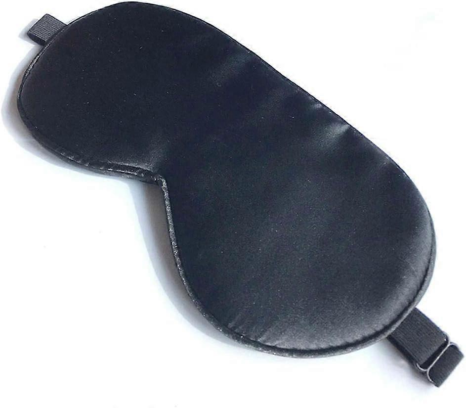 Silk Sleep Mask, Adjustable Strap, Comfortable Blackout Blindfold