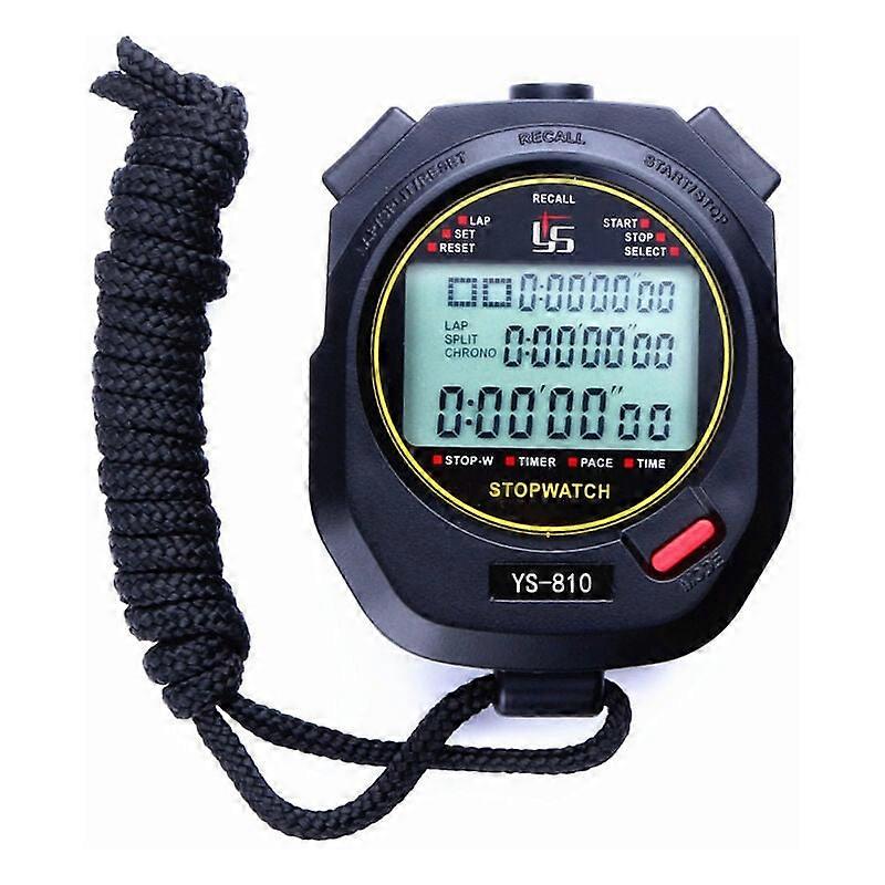 Stopwatch with Whistle, 60 Memory and Light Function for Sports