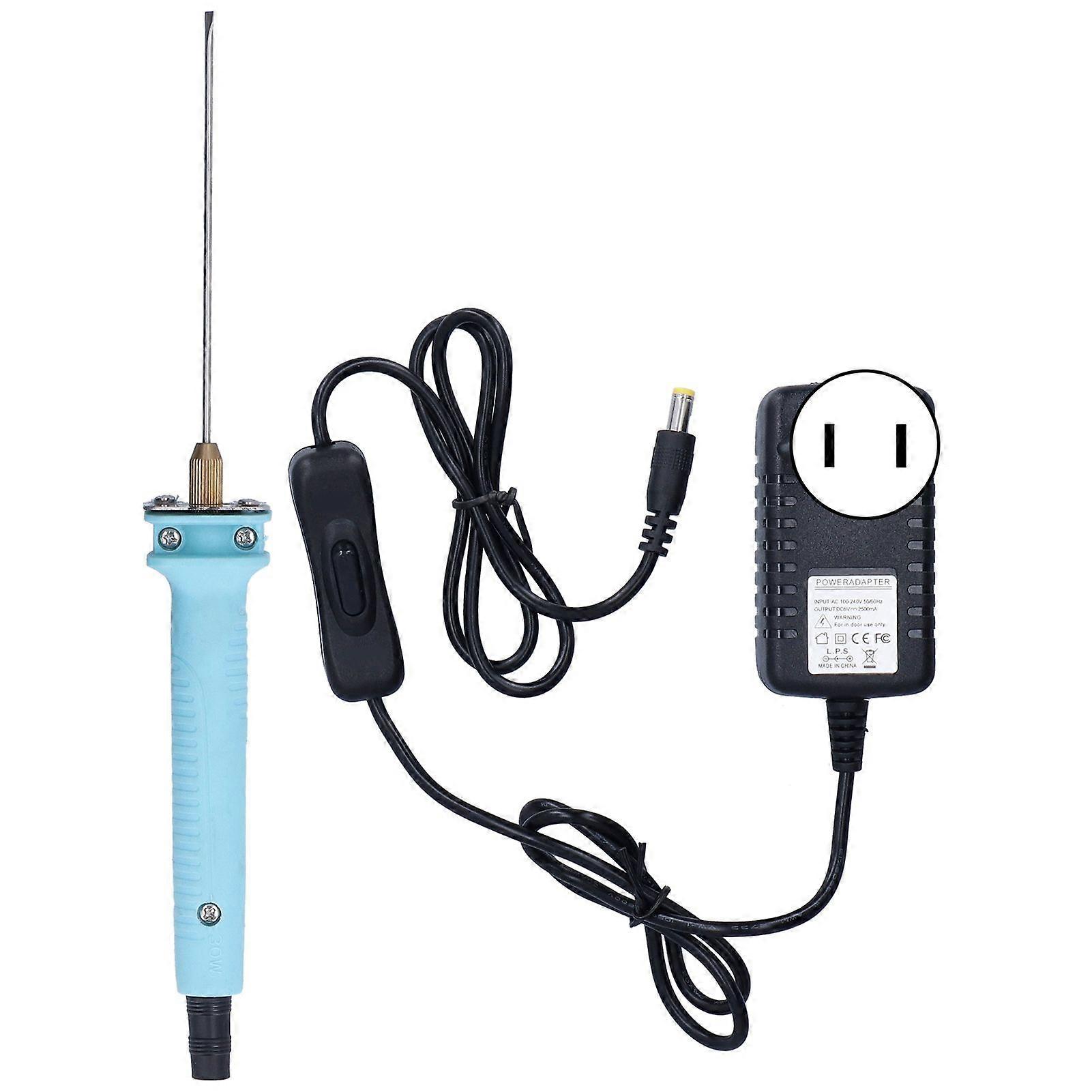 Styrofoam Cutting Hot Pen Foam Cutter Electric Machine Tool 10cm AC100V240V Input DC6V OutputUS Plug