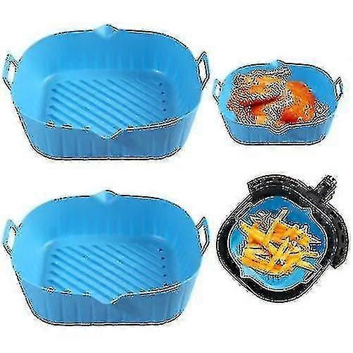Air fryer silicone pot baking basket oven non-stick reusable. Lined. Micro-wave oven