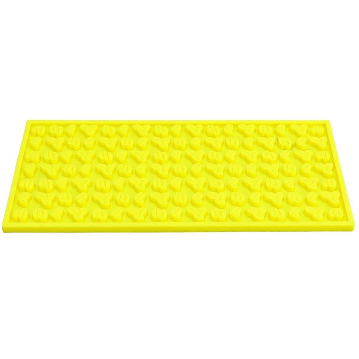 Bar Mat 45x30x0.8CM Mats Non Slip PVC Bar Service Spill Mat Yellow