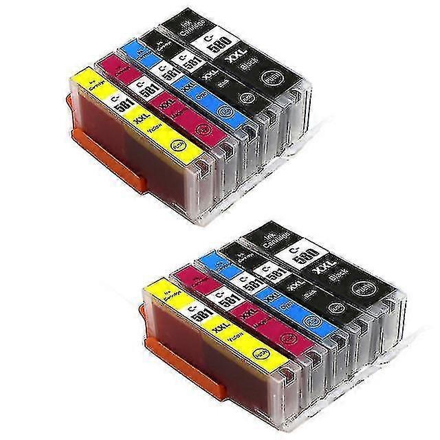 סט מחסניות דיו תואם ל-Canon Pixma TR7550, TR8550, TS705, TS6350, TS6351, TS8150, TS8251, TS8350