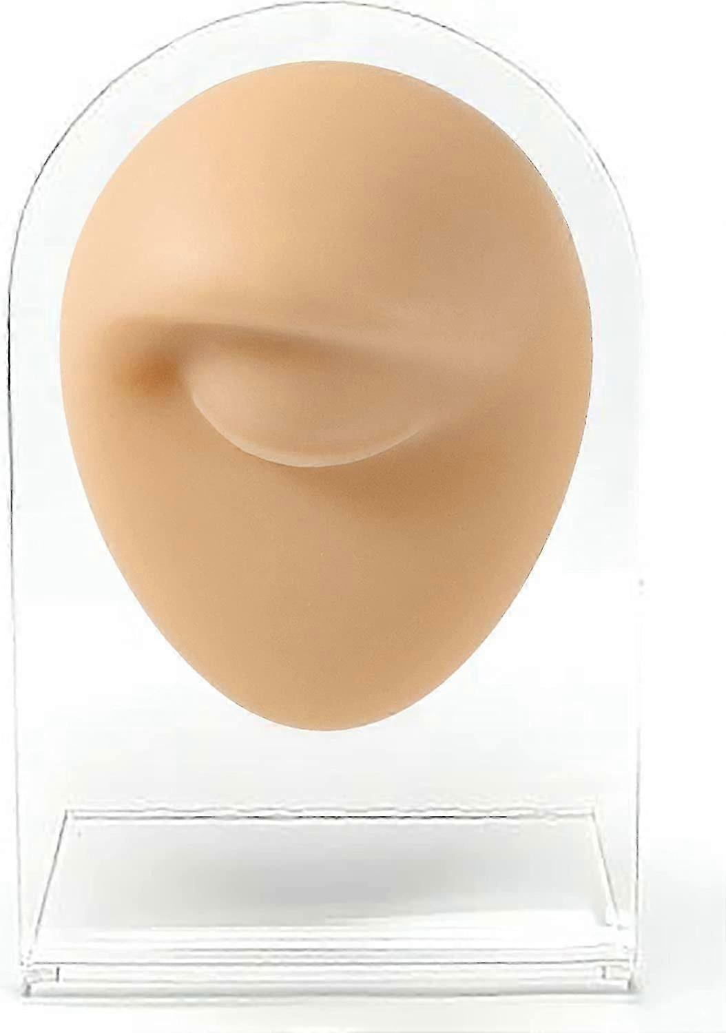 Acupuncture Manikin Simulation Jewelry Display Teaching Tool (Eyes) Soft Silicone Flexible Model