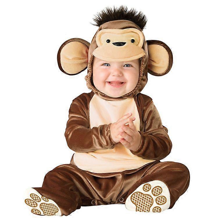 like the picture7# Halloween Christmas Party Cosplay Clothes Baby Jumpsuit Animal Dragon/Dinosaur/Cow/Gorilla Climb Winter Cute Costume