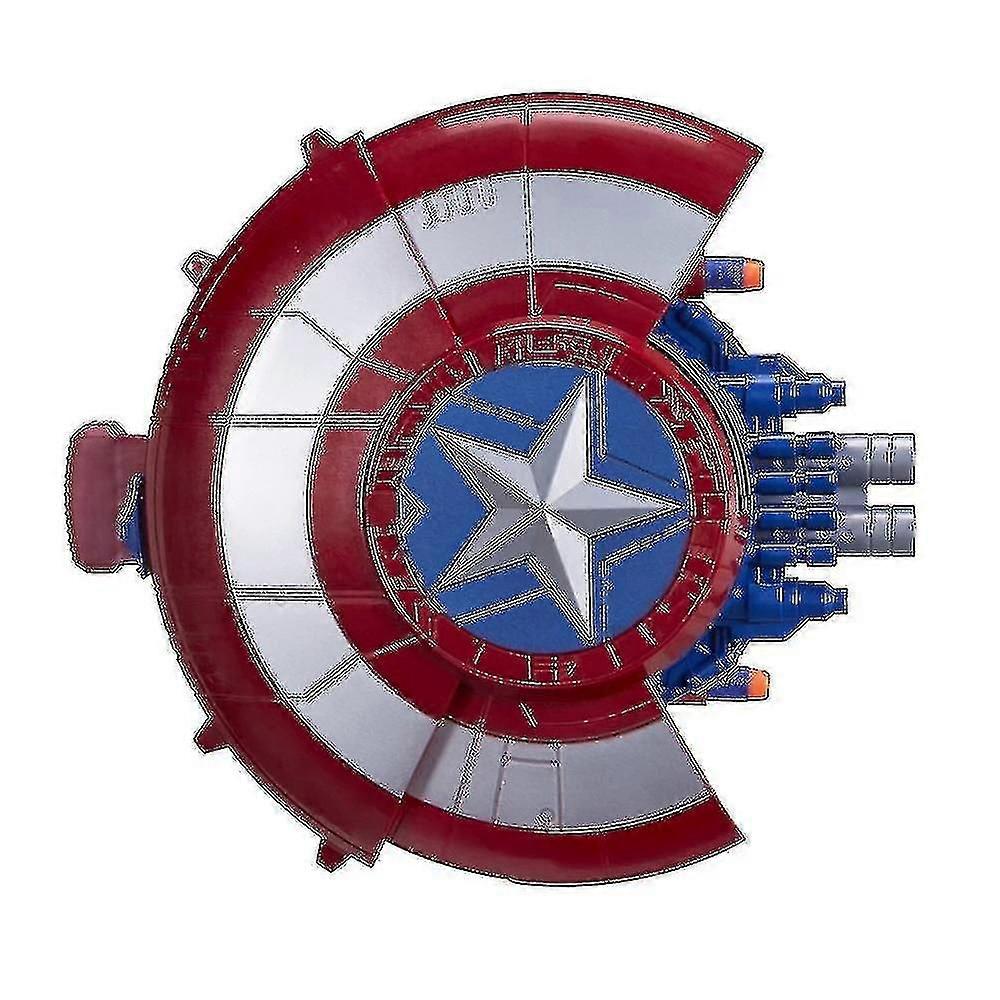 Superhelt Os Captain Shield Soft Nerf Launcher Toy Ca Deformation Børn klæder sig ud Party_y