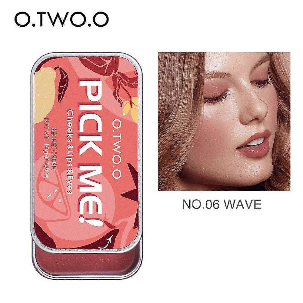 Lipstick Eye Shadow Blush Face Blush 8 Colors Moisturizing Eyeshadow 3