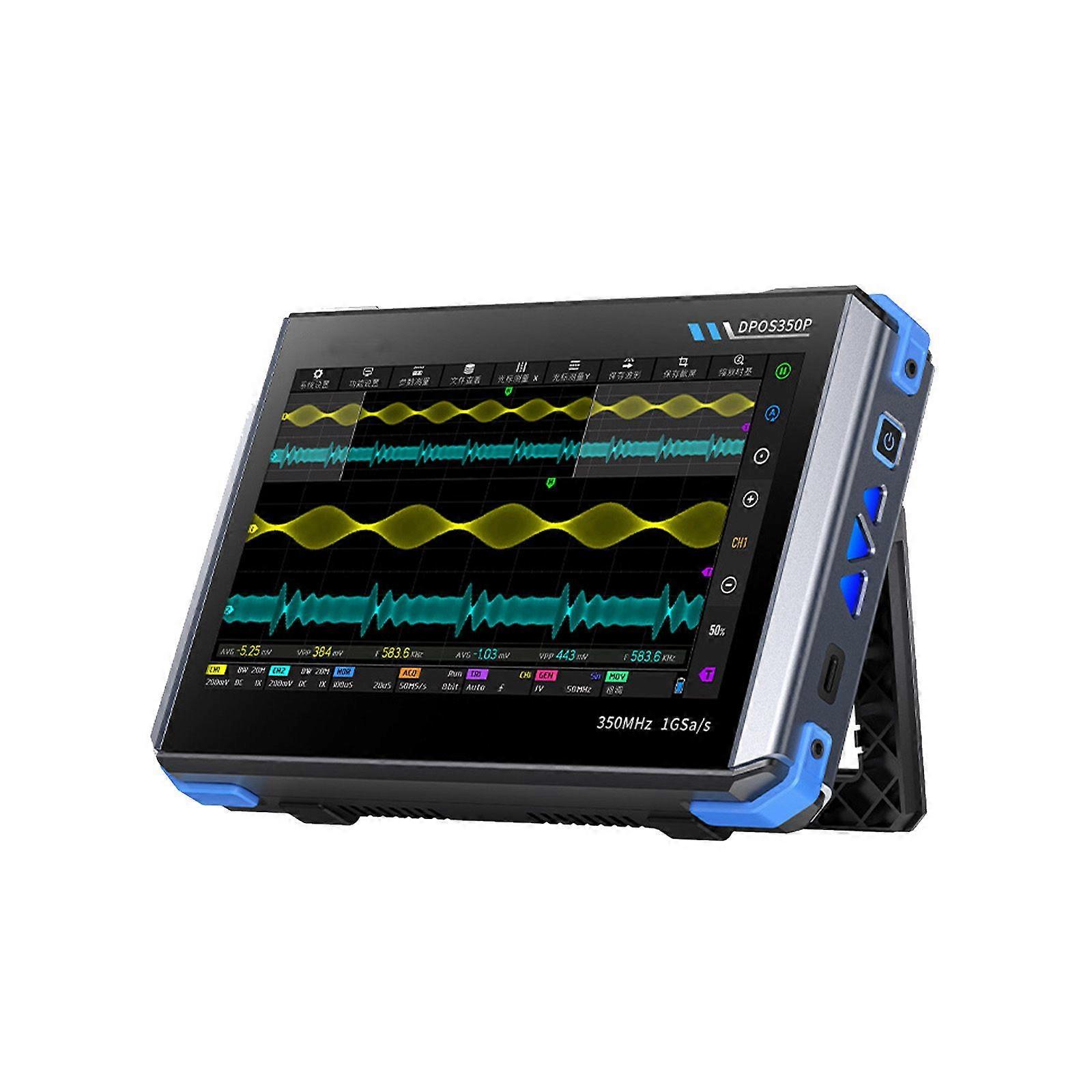 FNIRSI DPOS350P 4-in-1 350MHz Digital Oscilloscope Signal Generator Spectrum