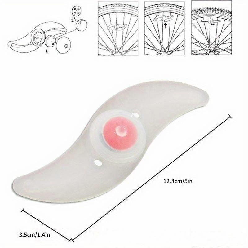 5pcs Bike Accessories Led Bicycle Wheel Spoke Light Tire Bright Lamp Cycle Firefly Hotwheels Flash Light Lighting Bycicle Light