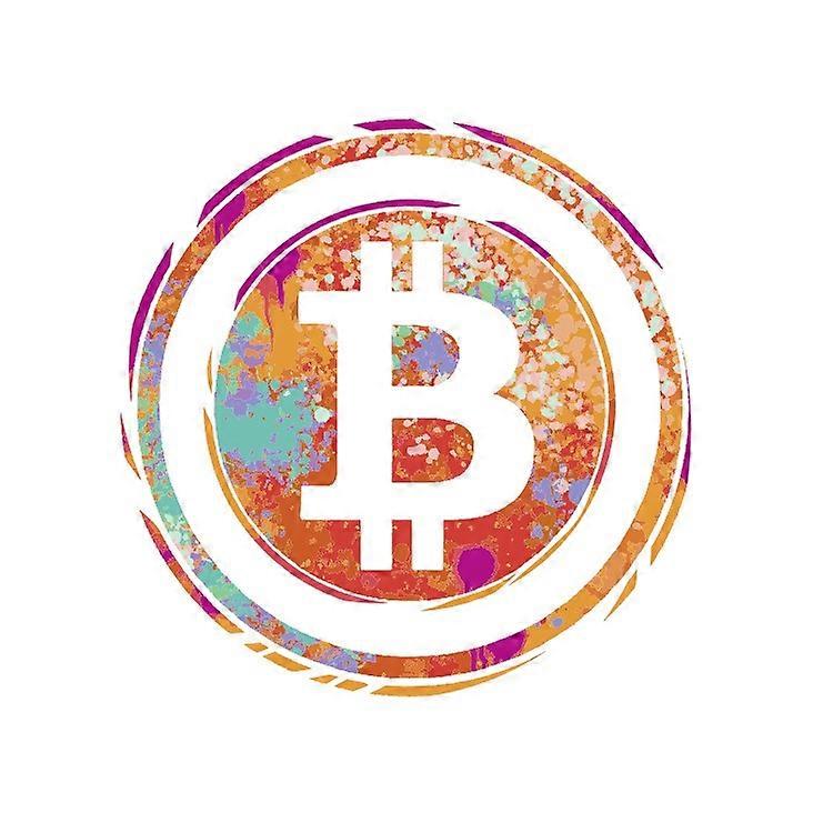 Iron-on patch Bitcoin in Color