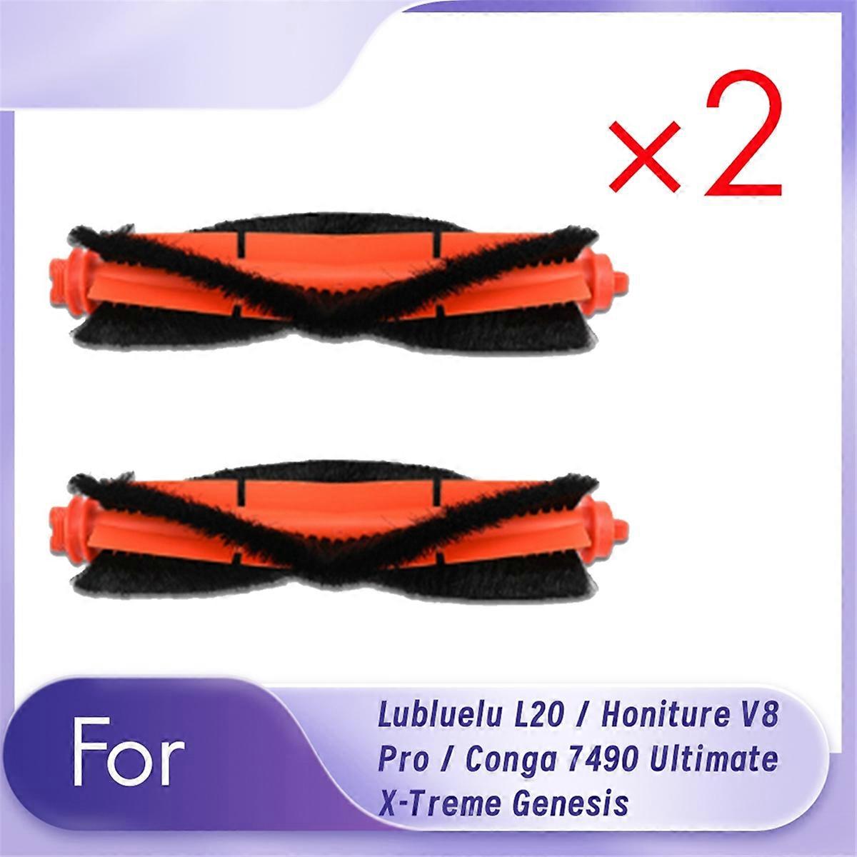2 Pcs Roller Brush for L20 / V8 Pro / 7490 Ultimate X-Treme Sweeping Machine Accessories