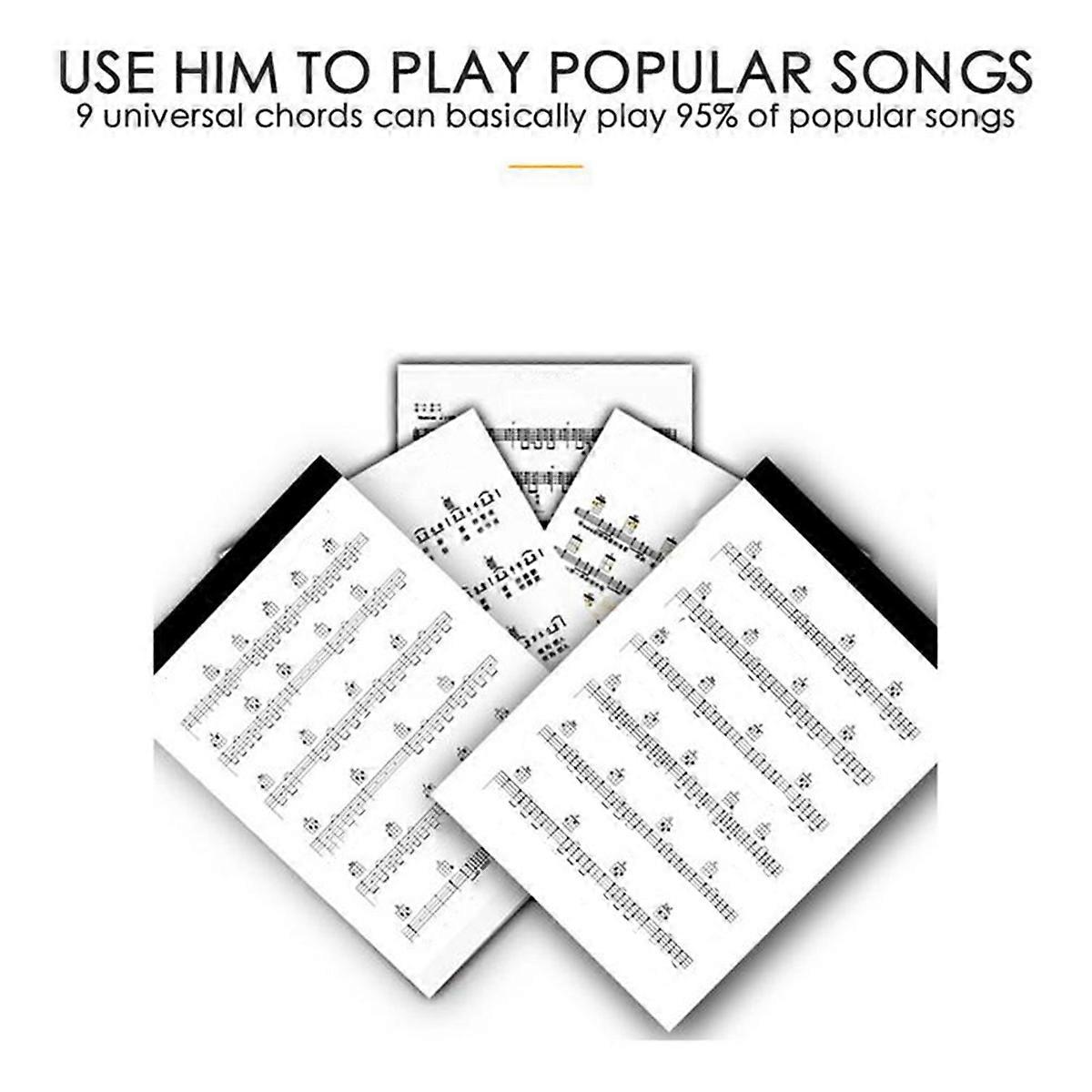 Guitar Learn Aid Tool Guitar Chord Presser Ukulele Chord Trainer