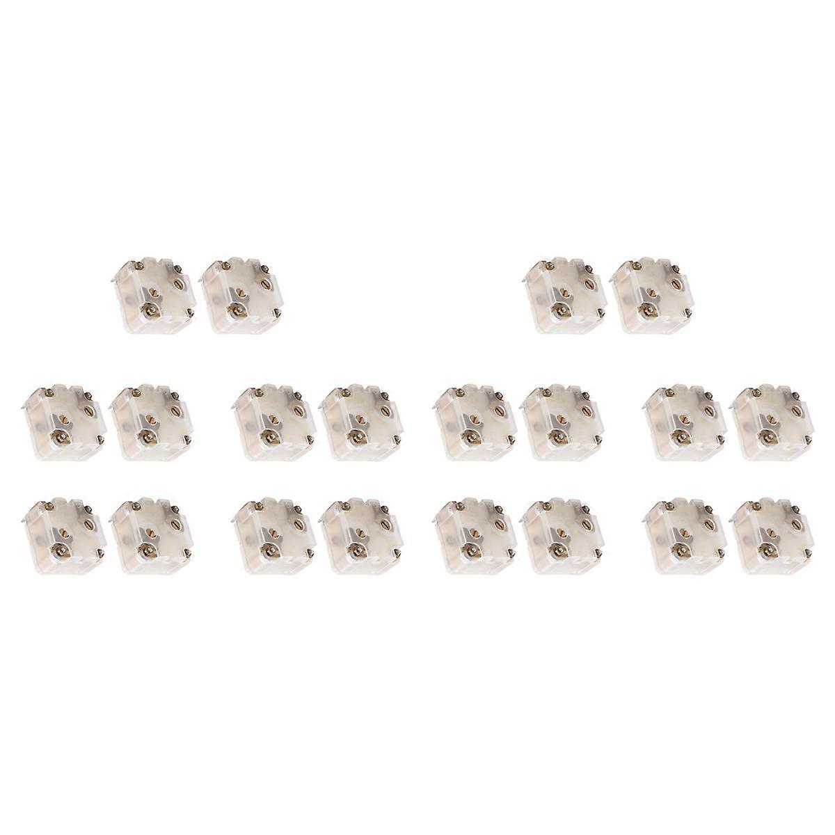 20 Pcs 223F Style Dual 20pF Variable Capacitor for FM Radio