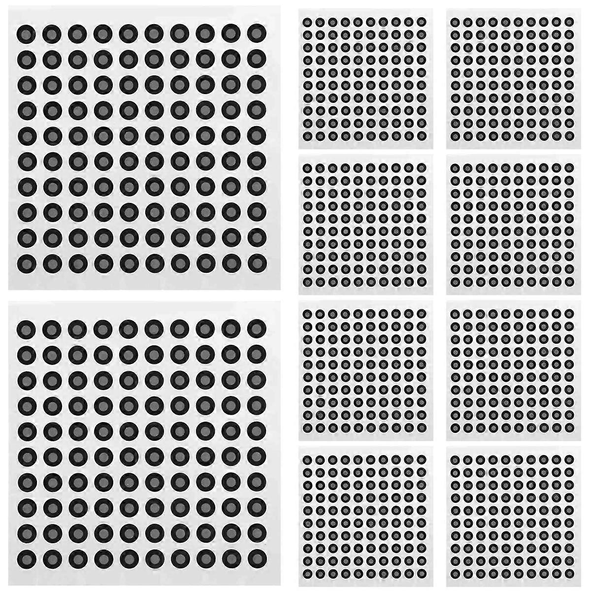 1000 Points 3D Scanning Mark Points Hand-Held 3D Scanner Reflects the Target Point Inside 3 Outside 6mm for Metal Parts
