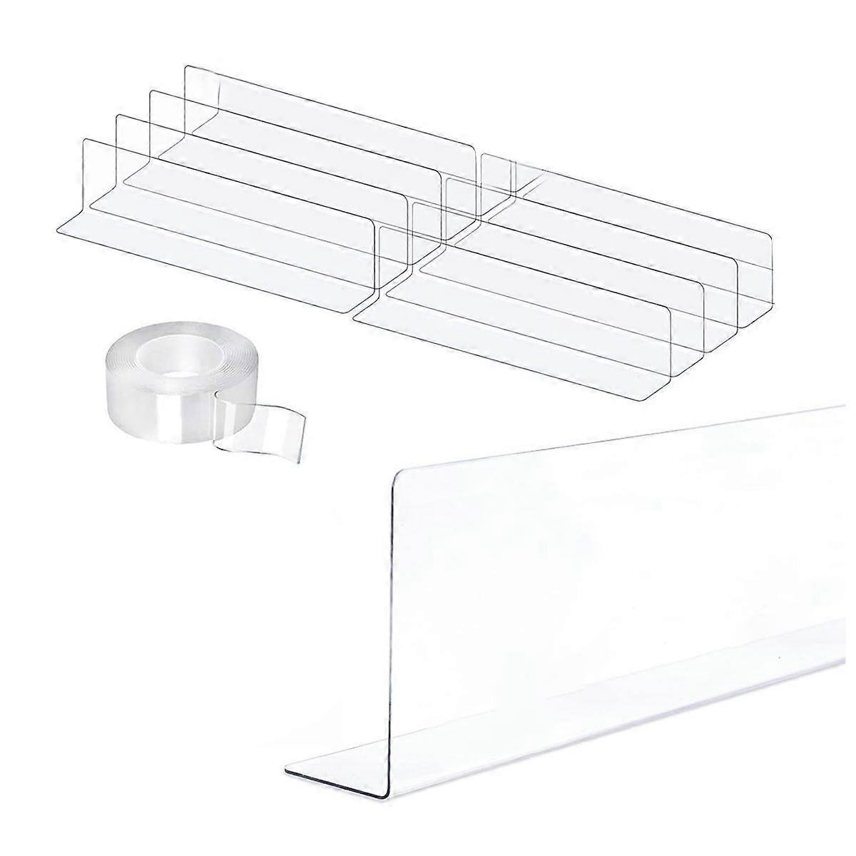 Transparent Toy Blocker for Under Furniture, (3.2In H 16Inc L), 8 PCS
