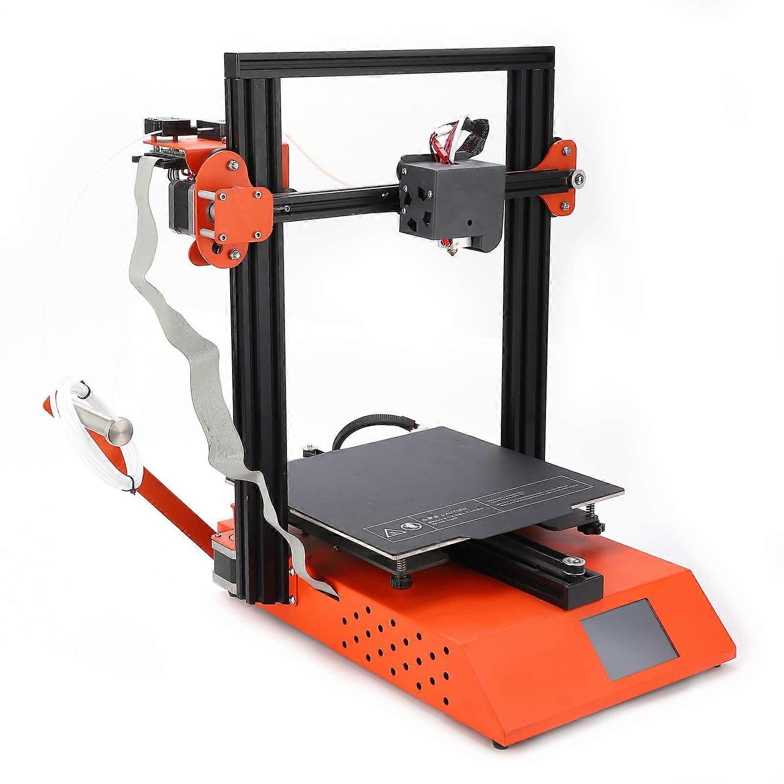 عالية الدقة طابعة 3D آلة معدنية صناعية DIY كيت للتعليم ، توفير الطاقة ، البرتقال AU التوصيل 250V