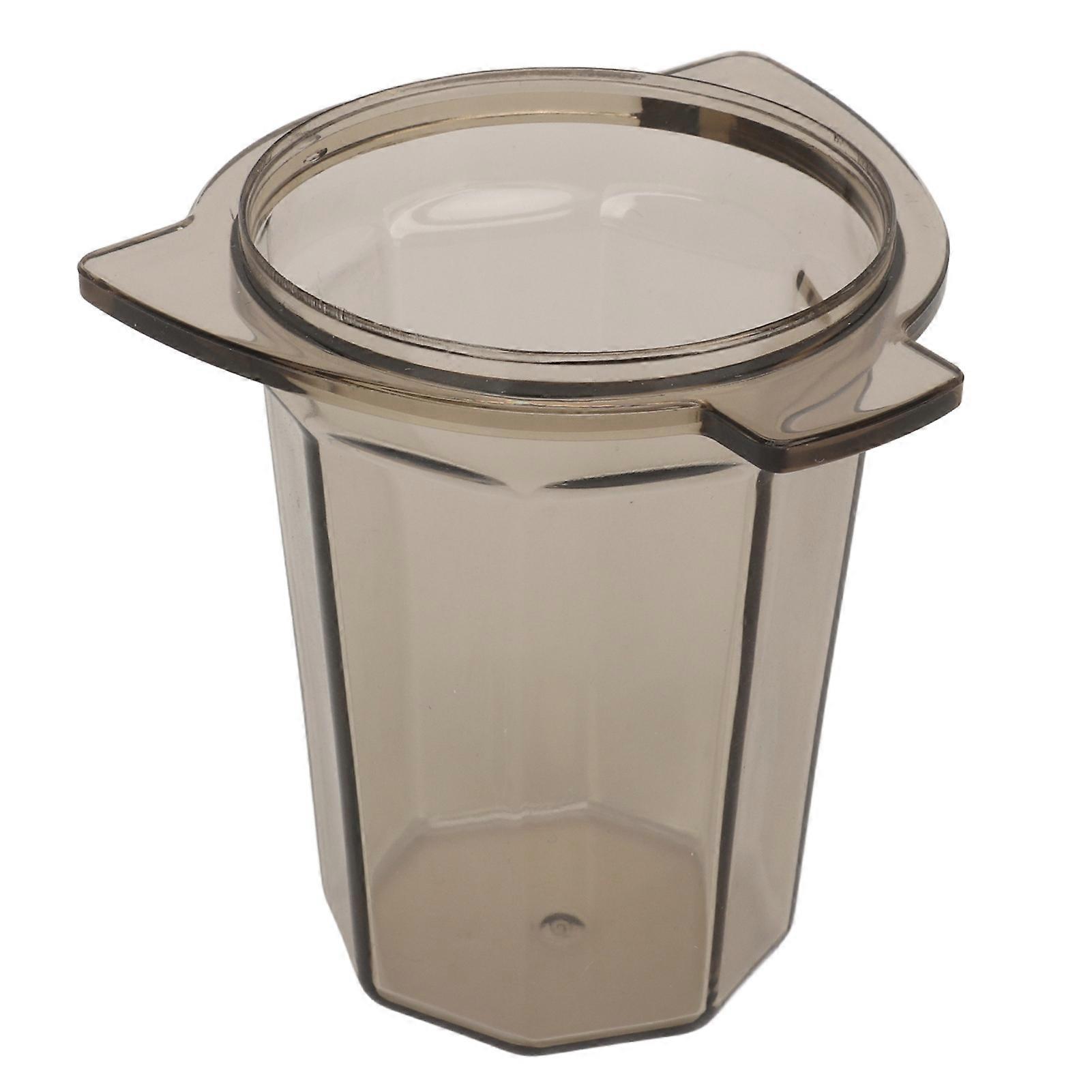 51mm Coffee Dosing Cup 100ml Coffee Powder Feeder Sniffing Mug Thickened PC Anti Static Transparent Coffee Machine Accessory for Portafilter Grey