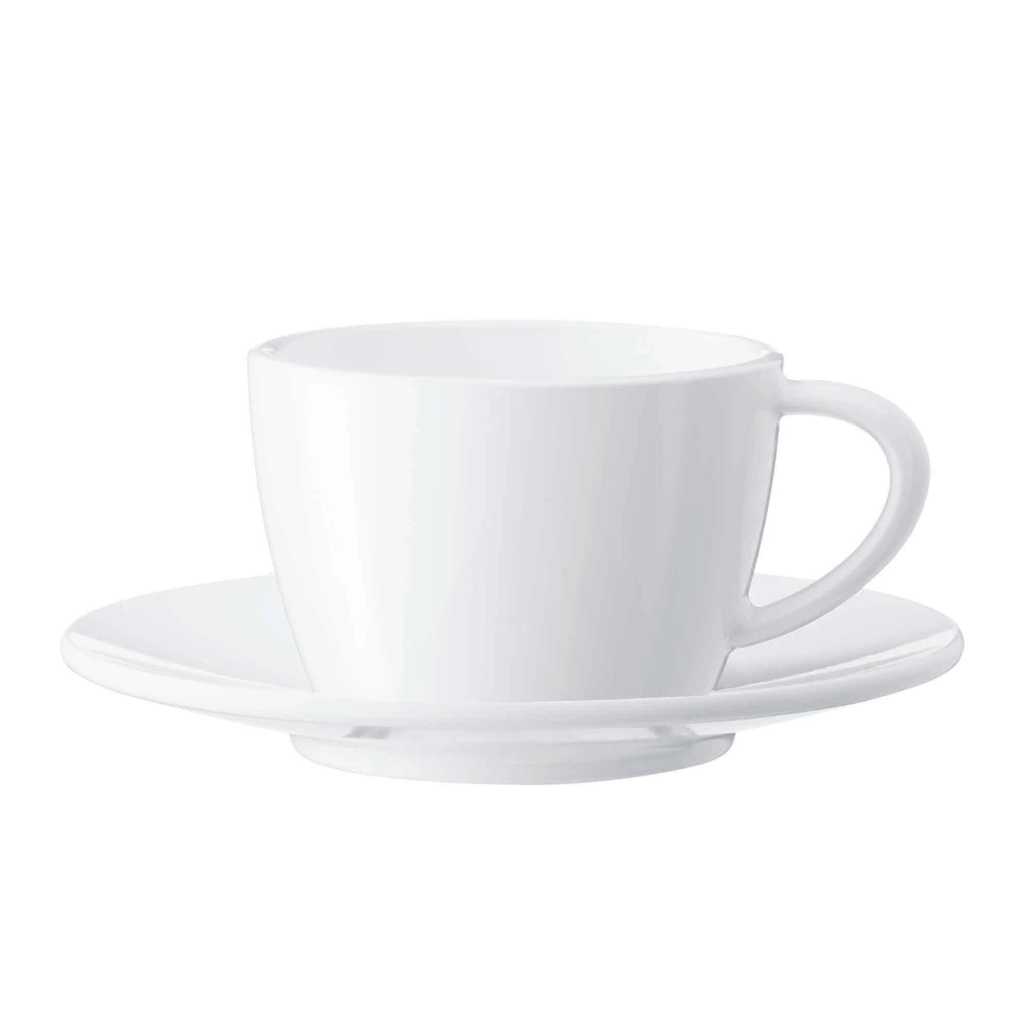 2 Porcelain Cappuccino Cups Set for Home 11 Use x 9 x 6 cm