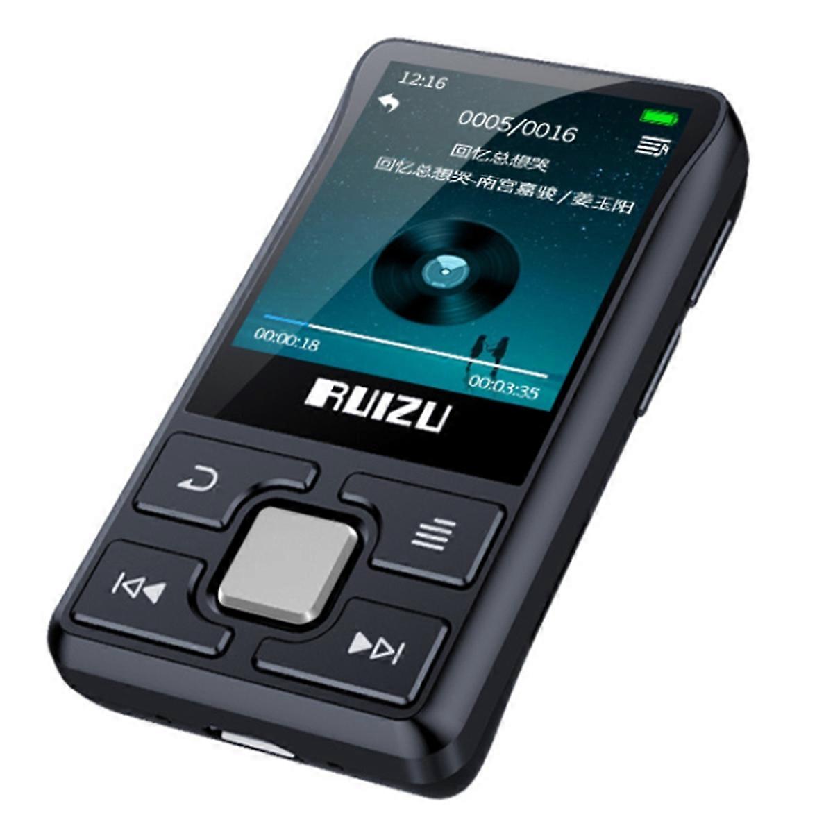 X55 Sport Bluetooth MP3 Player 8gb Clip Mini with Screen Support FM,Recording,E-Book,Clock,Pedomet