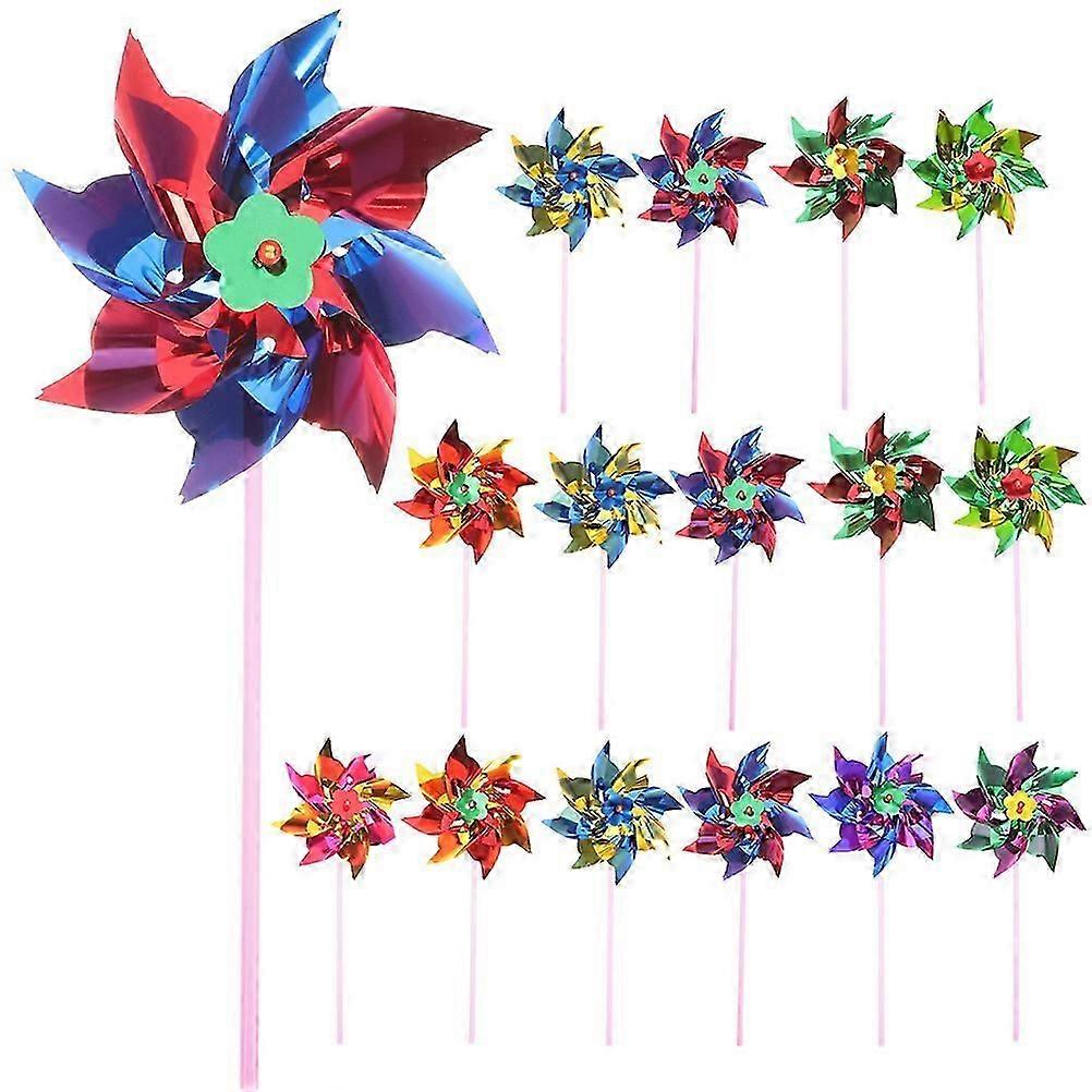 20pcs Small DIY Pinwheel Windmill Toys for Landscape Decor
