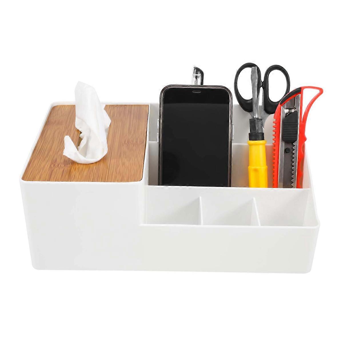Office Desktop Stationery Storage Tissue Box Cosmetics Storage Box