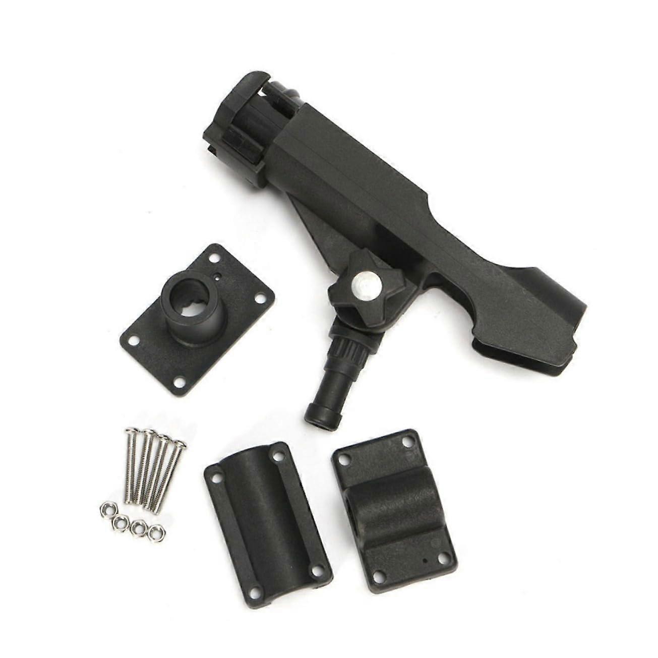 Tool Bracket for Boat Fishing, Rotatable Kayak Fishing Rod Holder, Yacht Tool Stand with Screws, Diagonal Insertion Design