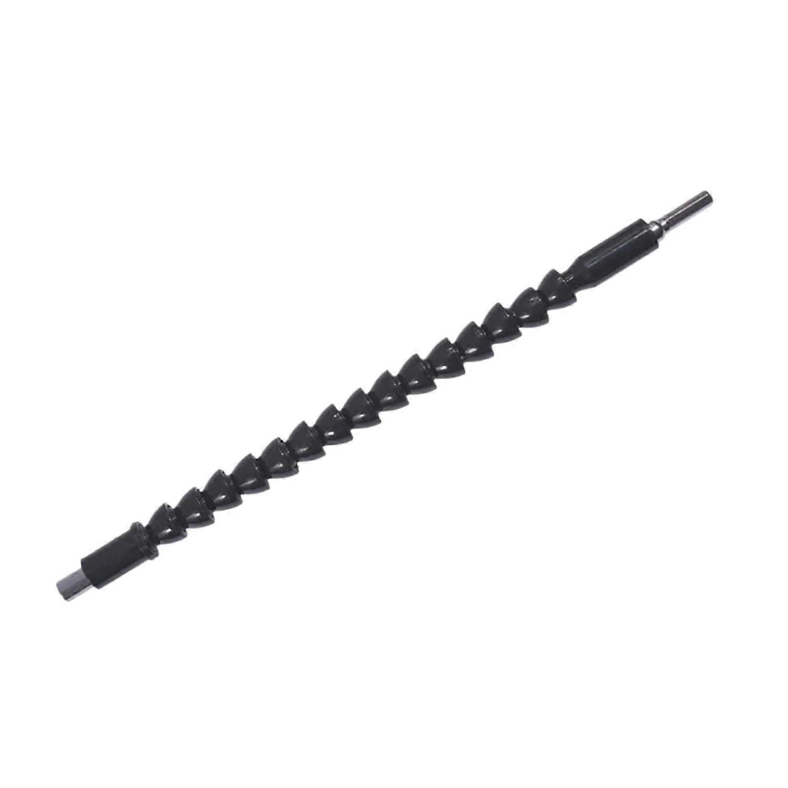 Flexible Drill Extension 105 Degree 1/4 Inch Compatible with Right Angle Drill Adapters Flexible Shaft Screwdrivers Black 295mm