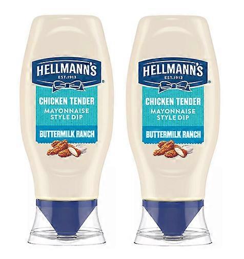 Hellmann's Poulet Tendre Style Mayonnaise Dip Ranch au babeurre Paquet de 2