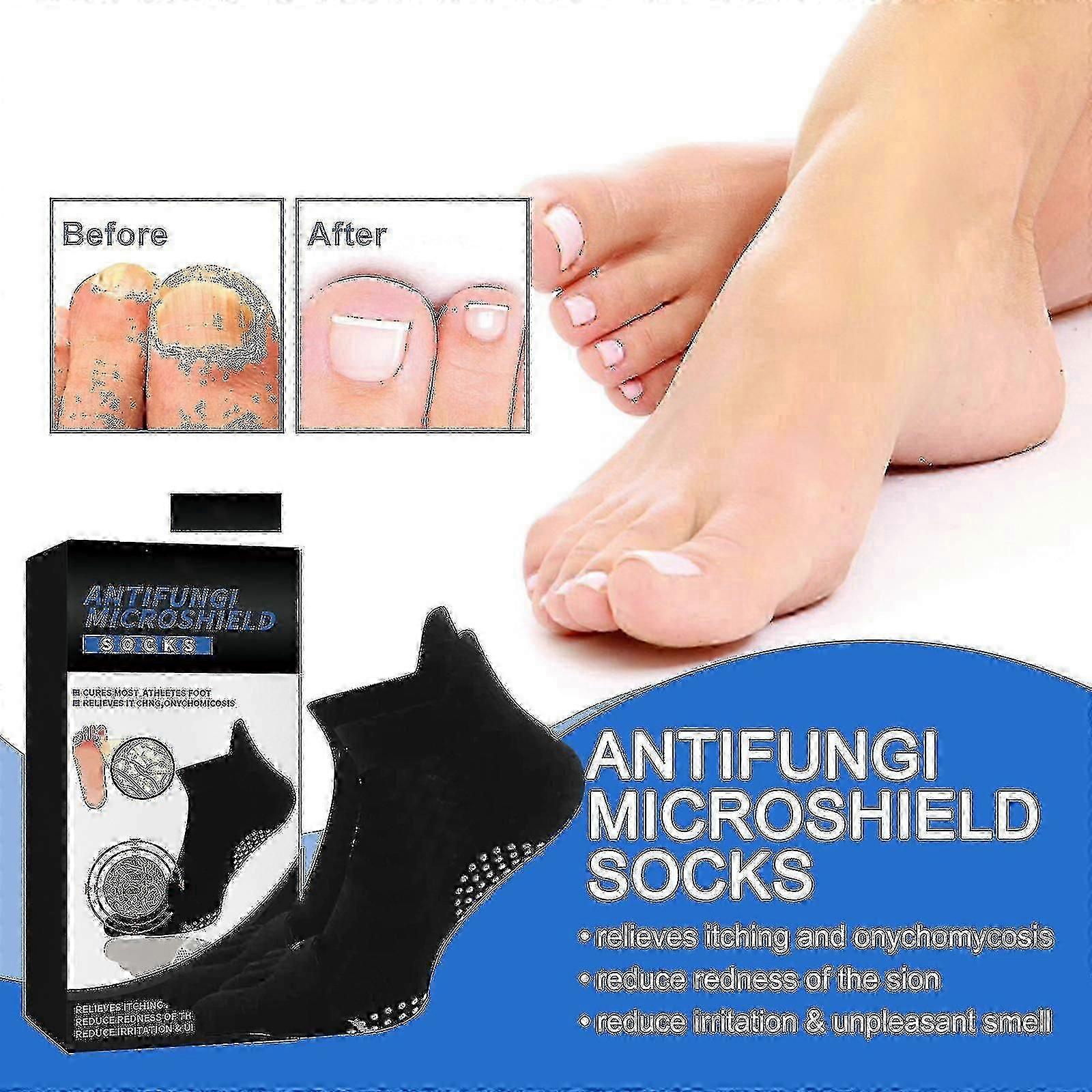جوارب صحية مضادة للفطريات ، تحتوي على عوامل طبيعية مضادة للفطريات ومضادة للبكتيريا ، تبقى باردة وجافة